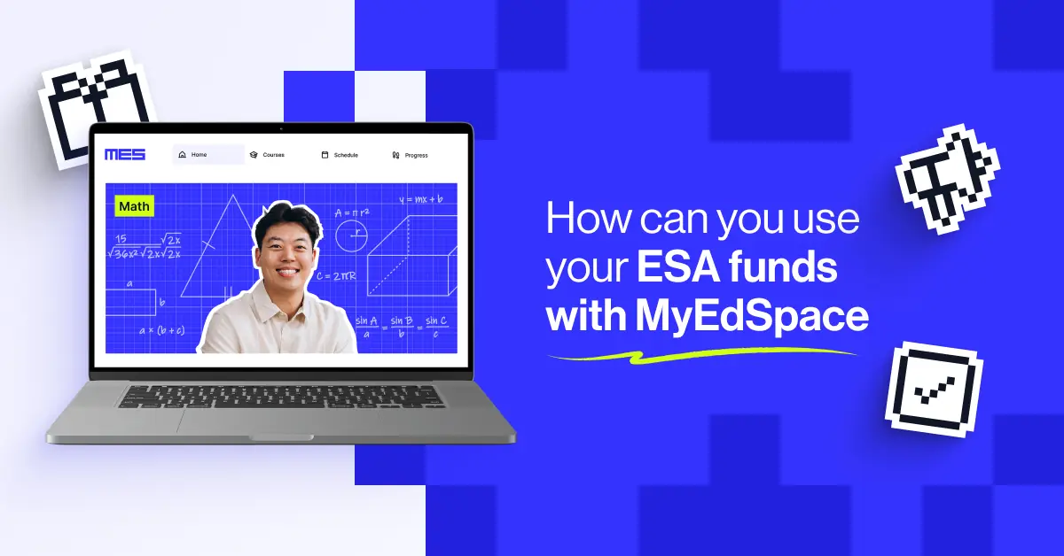 How to use your ESTF funds with MyEdSpace — live online math classes with expert teachers